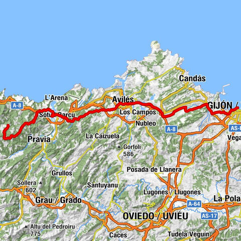 La Tabla - Iglesia de Villafría - Iglesia de San Juan Bautista de Tamón - Capilla de Nuestra Señora de Guadalupe