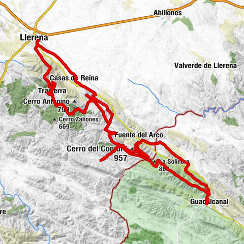 Llerena - Cerro de la Sierra - Los Monederos - Parroquia de Santa María de la Asunción