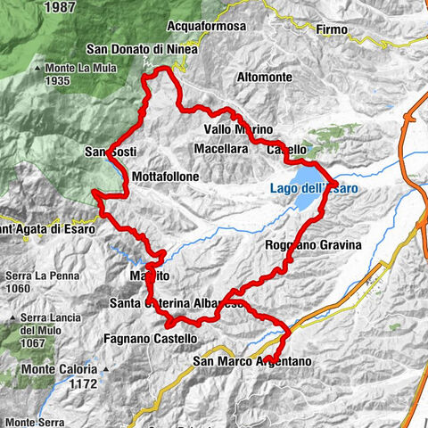 Altomonte - Casello - Ficara - Malvito