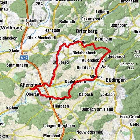 Altenstadt - Waldsiedlung - Hainchen - Altenstadt (Hessen)