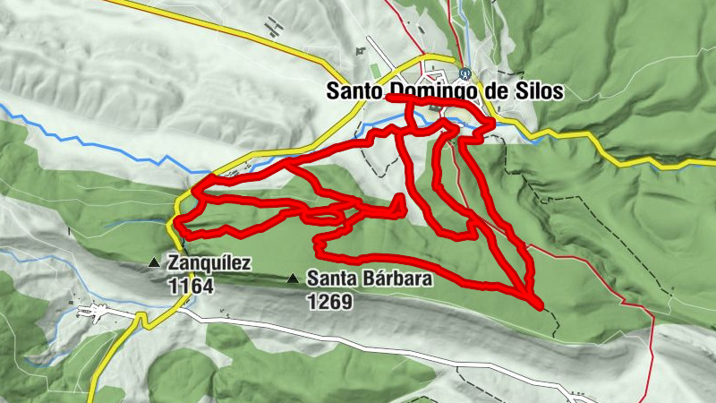 Santo Domingo de Silos - Ermita de la Virgen del Camino - Iglesia de San Pedro - Iglesia monástica de San Sebastián