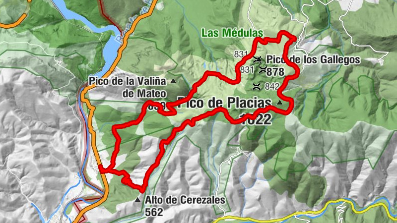 Salas de la Ribera - Entrada a las Galerías - Orellán - Las Médulas