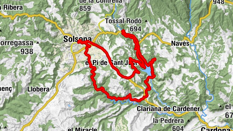 Solsona - Sant Ponç - Santa Susanna - Hortoneda