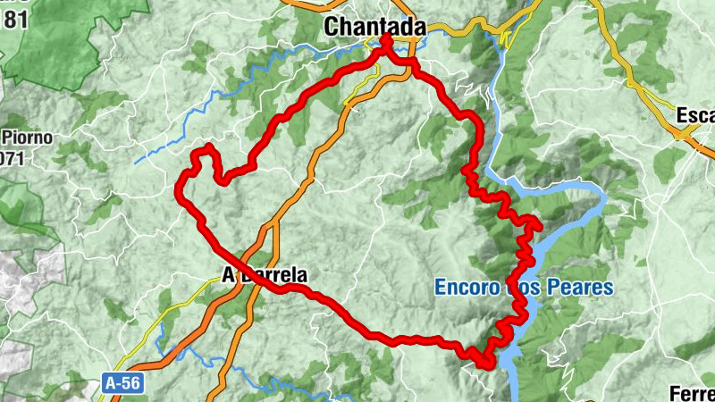 Chantada - A Ponte - O Priorato - Pico do Garabullo