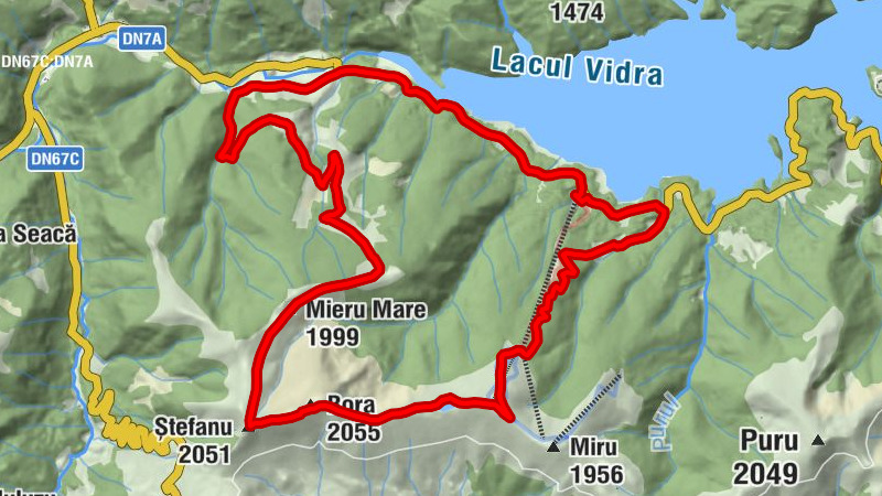 Voineasa - Bora - Ștefanu - Mieru Mare