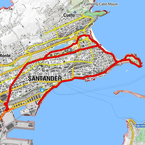 Marqués de Valdecilla - Cuatro Caminos - El Sardinero - Santander