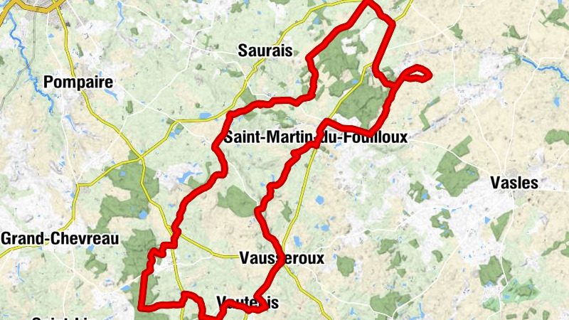 Saint-Martin-du-Fouilloux - Église Saint-Martin - Église Saint-Léger - Terrier de Saint-Martin-du-Fouilloux