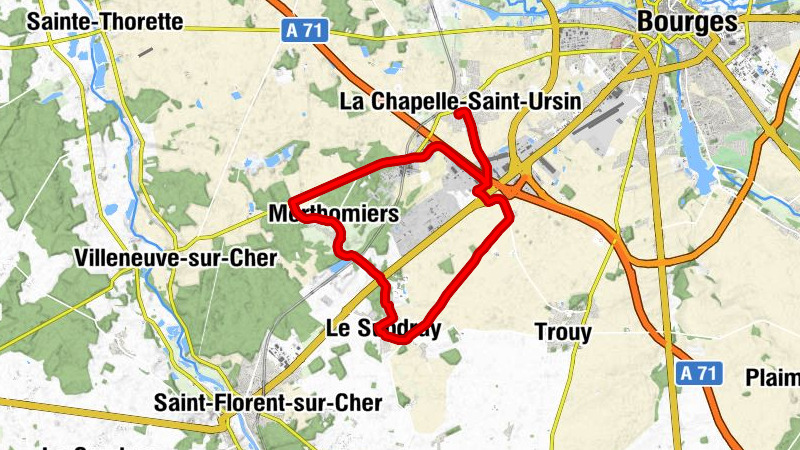La Chapelle-Saint-Ursin - Le Subdray - Église Notre-Dame - Morthomiers