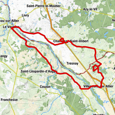 Villeneuve-sur-Allier - Église Saint-Paul - Église Saint-Martin - Toury-sur-Jour