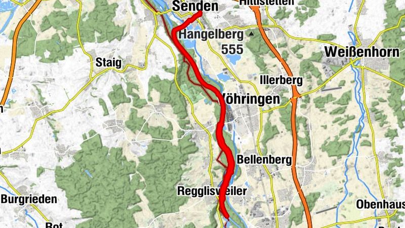Senden - Sportler Alm - Vöhringen