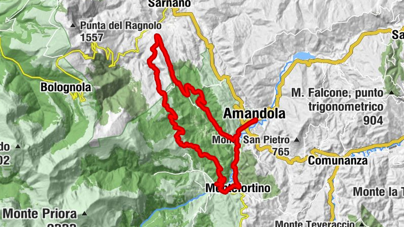 Col Martese - Montefortino - Amandola - Abbadia San Salvatore