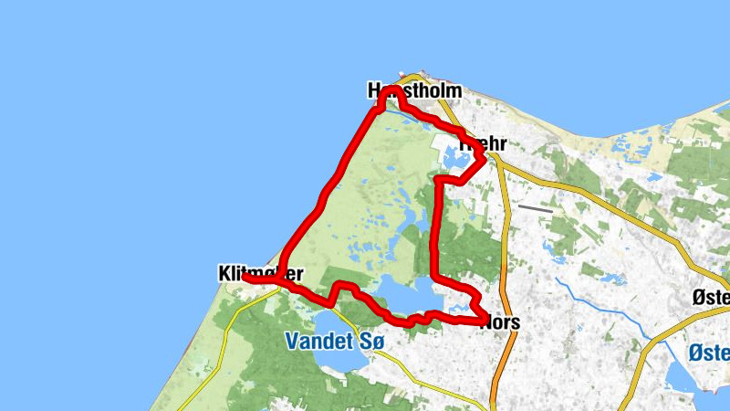 Thisted Kommune - Klitmøller - Nytorp - Nors Kirke