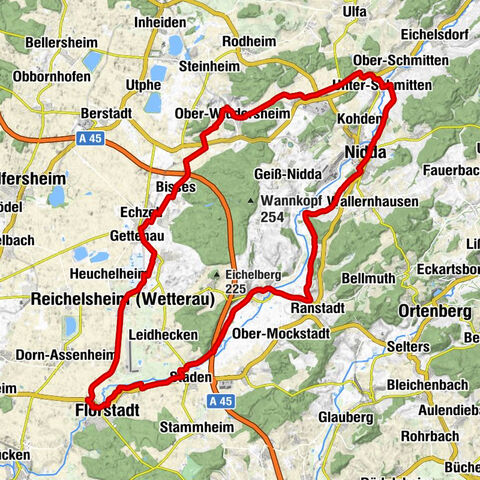 Ober-Widdersheim - Bait-ul-Aman Moschee - Ev. Kirche - Ev. Laurentius Kirche