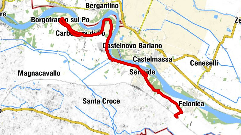 Felonica Po - Lame - Caposotto - Sermide