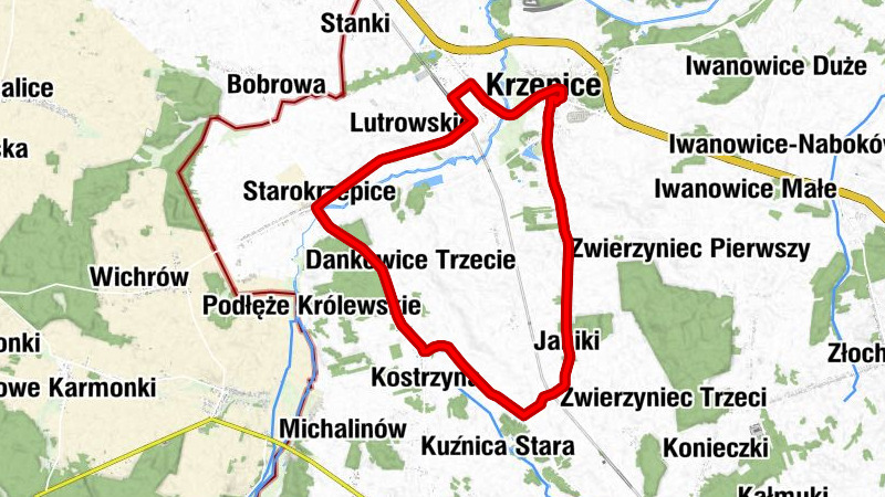 Bistro dwa światy - Nowowiejska - Kościół pw. Przemienienia Pańskiego - Krzepice