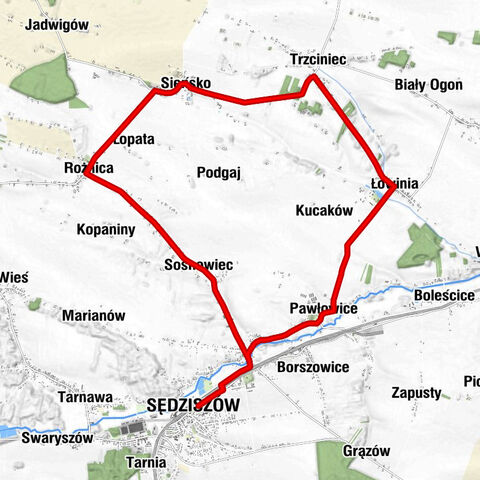 Sędziszów - Kościół pw. Piotra i Pawła Apostołów w Sędziszowie - Pawłowice - Łowinia