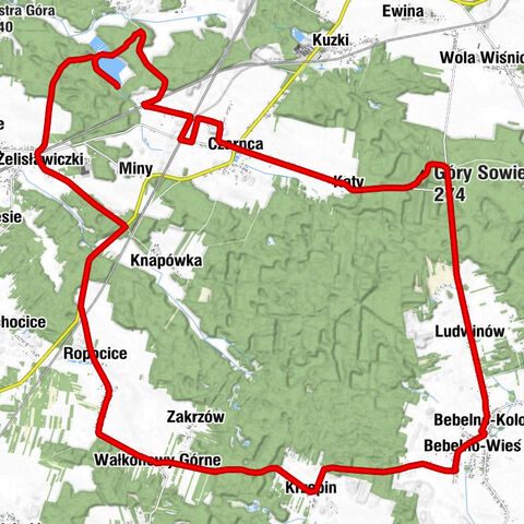 Ludwinów - Kościół pw. Narodzenia Najświętszej Maryi Panny - Góry Sowie - Kąty