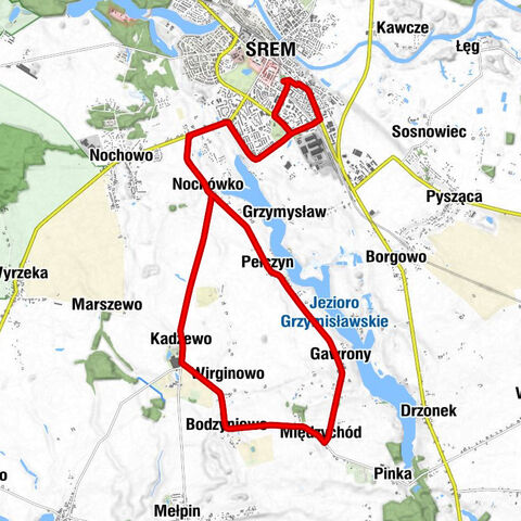 Śrem - Nochówko - Kadzewo - Wirginowo