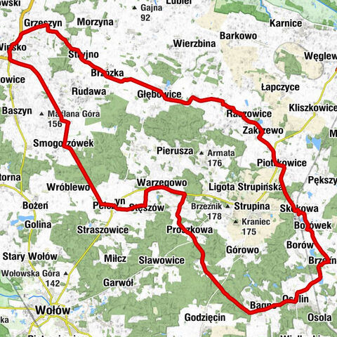 Skokowa - Kościół pw. Świętej Trójcy - Kościół pw. św. Teresy od Dzieciątka Jezus - Kościół pw. św. Wojciecha