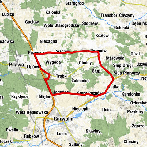 Stary Puznów - Kaplica cmentarna - Kościół Wniebowzięcia Najświętszej Maryi Panny - Głosków