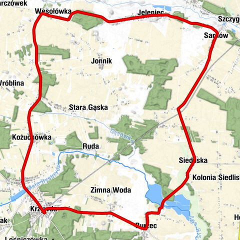 Krzywda - Józefów - Burzec - Kościół pw. Świętej Anny