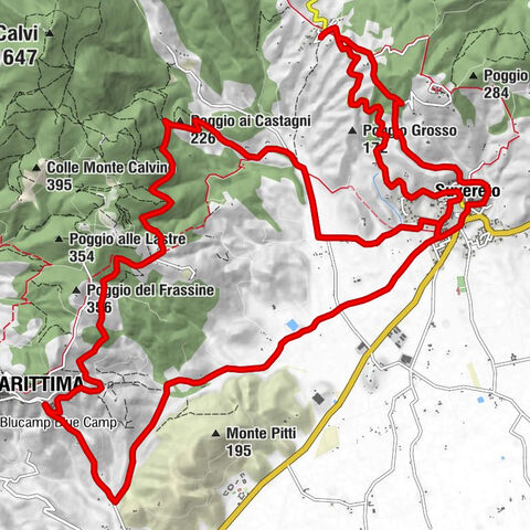 Prata - Campiglia Marittima - Poggio ai Castagni - Pieve di San Giusto
