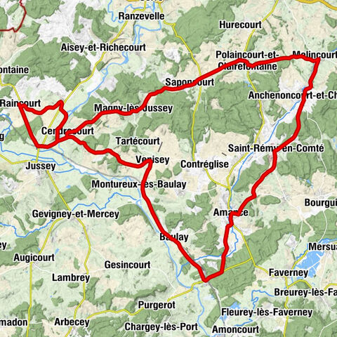 Raincourt - Église Saint-Laurent - Église Sainte-Suzanne - Église Saint-Martin