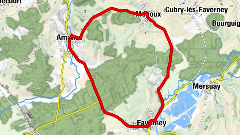 Faverney - La Table de Quentin - La Goulotte - Église Saint-Laurent