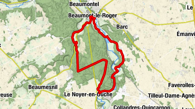 Le Chatel La Lune - Conchez - Beaumont-le-Roger - Le Milan