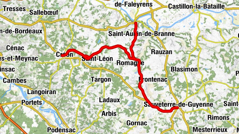 Fort Bayard - Branne - Guignan - La Vergne