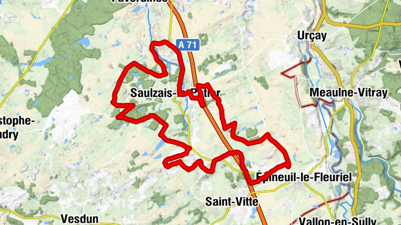Saulzais-le-Potier - Le Grand Bord - Les Mazières - La Foye