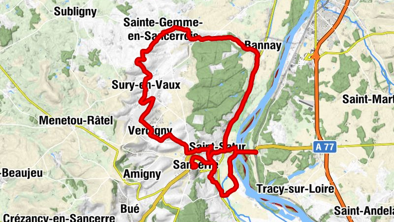 Au Bord de la Loire - Église Notre-Dame - Église Saint-Julien - Église Saint-Étienne