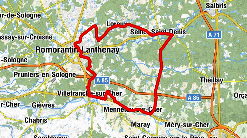 Villefranche-sur-Cher - Romorantin-Lanthenay - Église Saint-Lorian