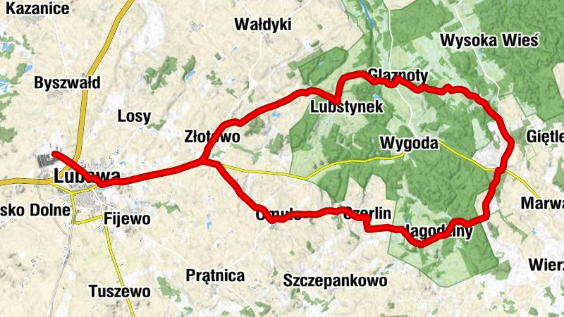 Kaplica pw. Świętego Jerzego - Kościół pw. Świętej Barbary - Lubawa