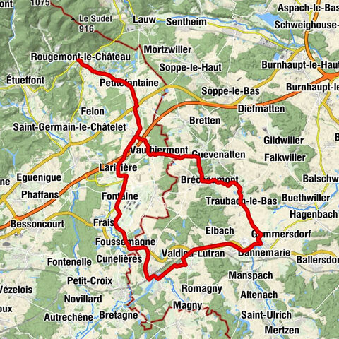 Rougemont-le-Château - Le King - Église de l'Exaltation-de-la-Sainte-Croix - Église Saint-Quirin