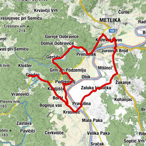 Gradac - Kapljišče - Cerkev sv. Martina