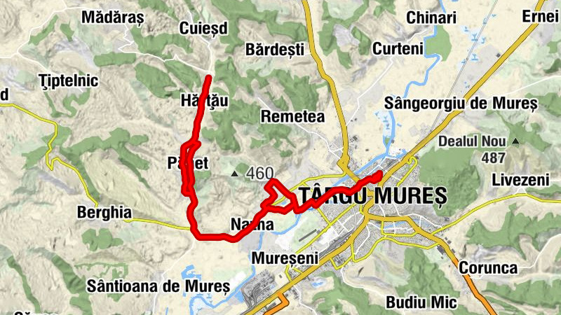 Târgu Mureș Nord - Târgu Mureș - Biserica Reformată Nazna - Biserica Ortodoxă Nazna