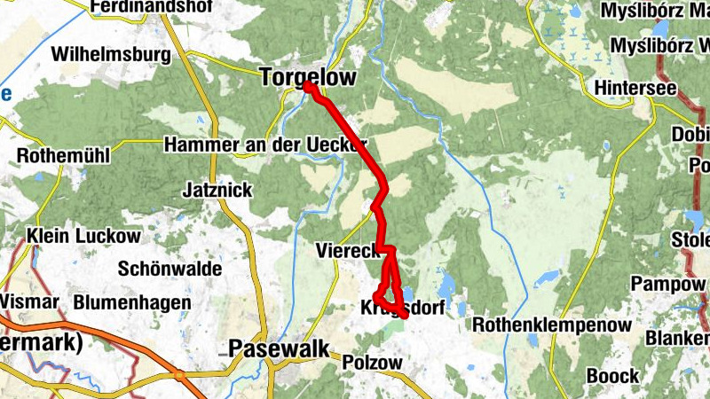 Dorfkirche Krugsdorf - Christuskirche - Taubenschlag - Krugsdorf