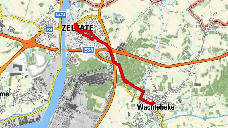 Wachtebeke - Walderdonk - Molenstukken - Zelzate