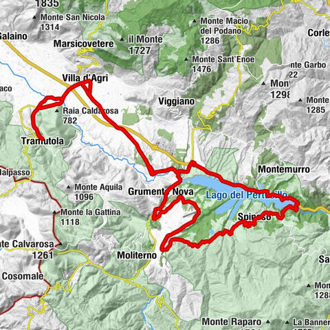 Tramutola - Chiesa di San Vito - Masseria Crisci - Statua di San Pio