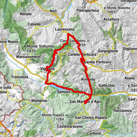 Chiesa di San Francesco - Rione Casale - Chiesa di San Sebastiano - San Martino d'Agri