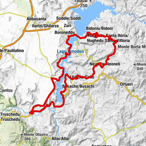 San Pietro Apostolo - Santa Maria Salomè - Valico Santa Vittoria - Fordongianus