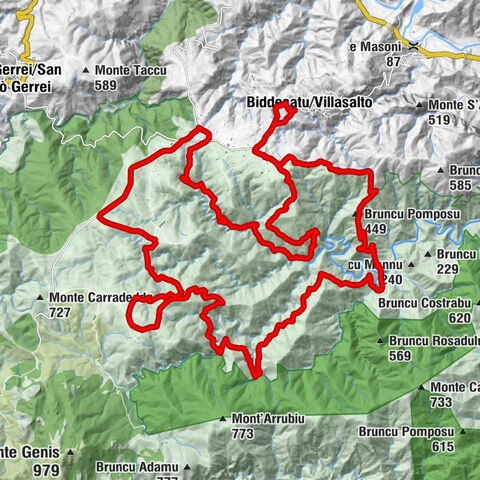 Biddesatu/Villasalto - Bruncu Pomposu