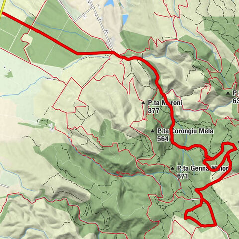 Prammas/Palmas Arborea - Mitza Sa Figu - Pranu sa Mesa