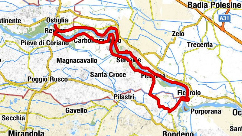 Stellata Ficarolo - Argine Lupo - Stellata di Bondeno - La Rocca