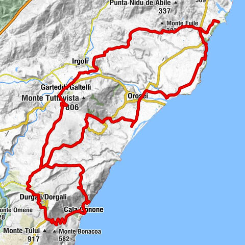 Orosei - Chiesa di Nostra Signora di Bonaria - Colle del Carmelo - Chiesa della Nostra Signora delle Grazie