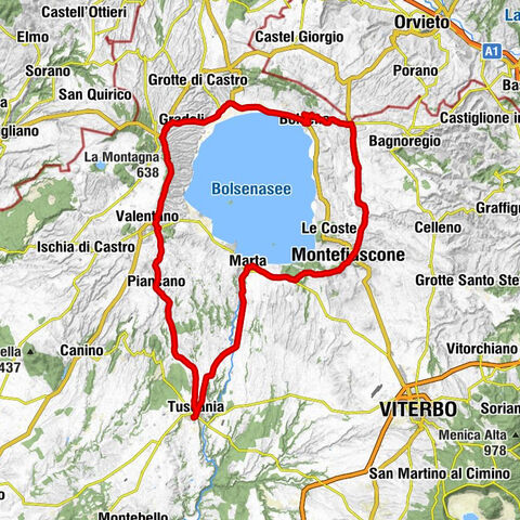 Tuscania - Monte d'Oro - La Montagna - Poggio della Vaccareccia