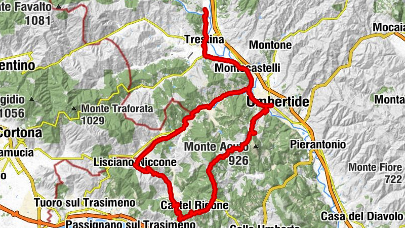 San Secondo - Colle Campana - Colle Galletto - Colle Sassi Bianchi