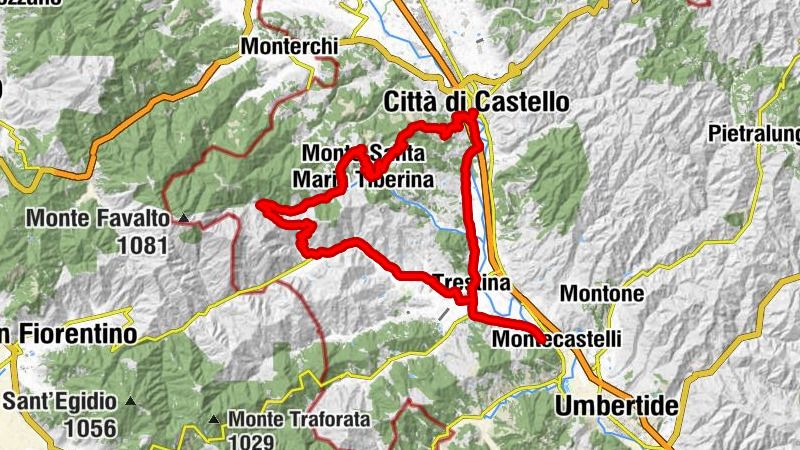 Montecastelli-Tevere - Da Mimma - Mencuccio - Chiesa di Marcignano