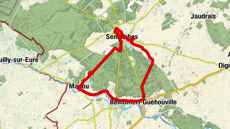 Senonches - La Maladrerie - Belhomert-Guéhouville - Église Saint-Pierre